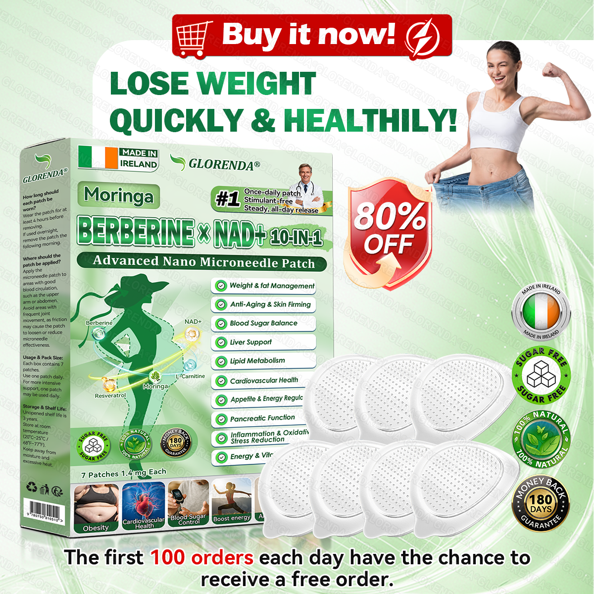 🇮🇪𝗢𝗳𝗳𝗶𝗰𝗶𝗮𝗹 𝗦𝘁𝗼𝗿𝗲 | 🎖️🎖️𝐆𝑳𝑶𝗥𝗘𝗡𝘿𝘼® 𝙈𝒐𝒓𝒊𝒏𝒈𝗮 · 𝗕𝗲𝗿𝗯𝐞𝐫𝐢𝐧𝙚 × 𝙉𝑨𝑫+ 𝟏𝟎-𝙞𝙣-1 𝘼𝒅𝒗𝒂𝒏𝒄𝒆𝐝 𝐍𝐚𝐧𝙤 𝙈𝙞𝙘𝙧𝙤𝙣𝒆𝒆𝒅𝒍𝐞 𝐏𝐚𝐭𝙘𝙝(𝗝𝘂𝘀𝘁 𝗼𝗻𝗰𝗲 𝗮 𝗱𝗮𝘆, 𝘃𝗶𝘀𝗶𝗯𝗹𝗲 𝗿𝗲𝘀𝘂𝗹𝘁𝘀 𝗶𝗻 𝟳 𝗱𝗮𝘆𝘀) ✅𝗙𝗼𝗿: 𝗼𝗯𝗲𝘀𝗶𝘁𝘆, 𝗹𝗼𝗼𝘀𝗲 𝘀𝗸𝗶𝗻, 𝘁𝘆𝗽𝗲 𝟮 𝗱𝗶𝗮𝗯𝗲𝘁𝗲𝘀, 𝘀𝗹𝗲𝗲𝗽 𝗮𝗽𝗻𝗲𝗮, 𝗷𝗼𝗶𝗻𝘁 𝗶𝘀𝘀𝘂𝗲𝘀, 𝗮𝗻𝗱 𝗺𝗼𝗿𝗲